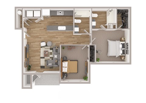 Copper Rose 2x2 Floorplan